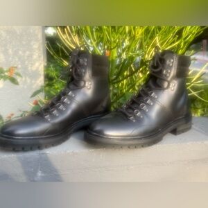 Men’s All Saints Jaxx Combat Boots (Black)